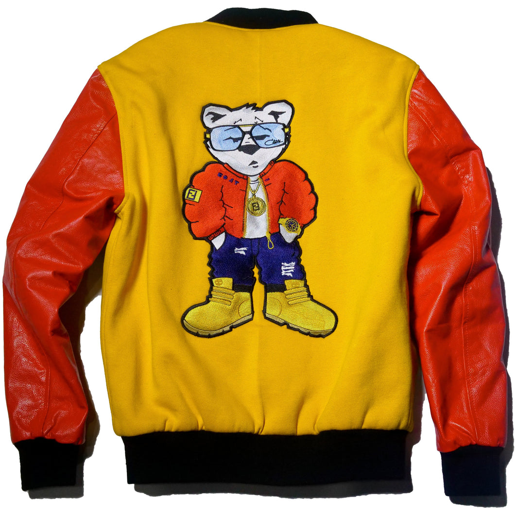 KETCHUP & MUSTARD VARSITY JACKET